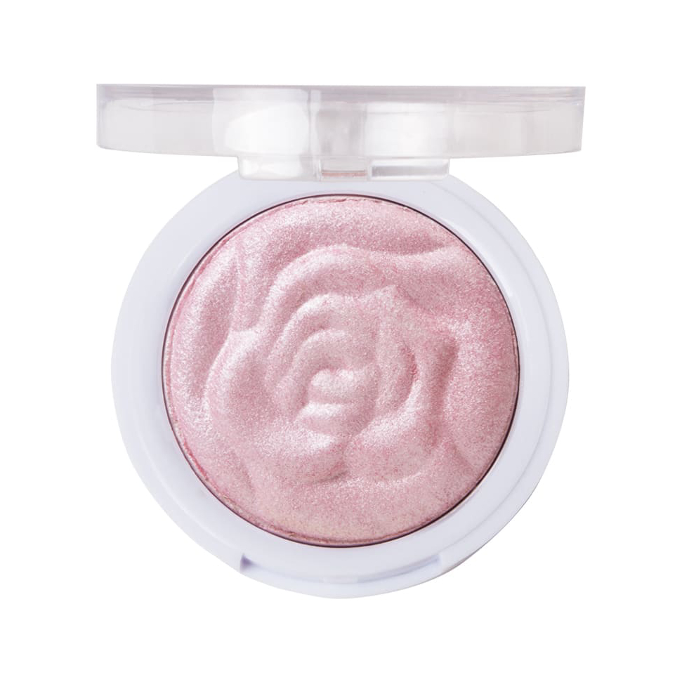 J.Cat You Glow Girl Baked Highlighter Wypiekany rozświetlacz do twarzy i ciała, 106 Bella Rose