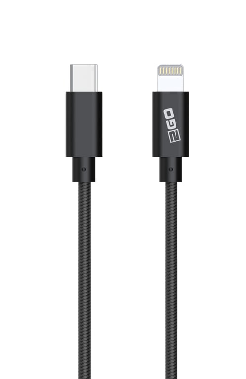 2GO 797162 kabel Lightning 1 m Czarny