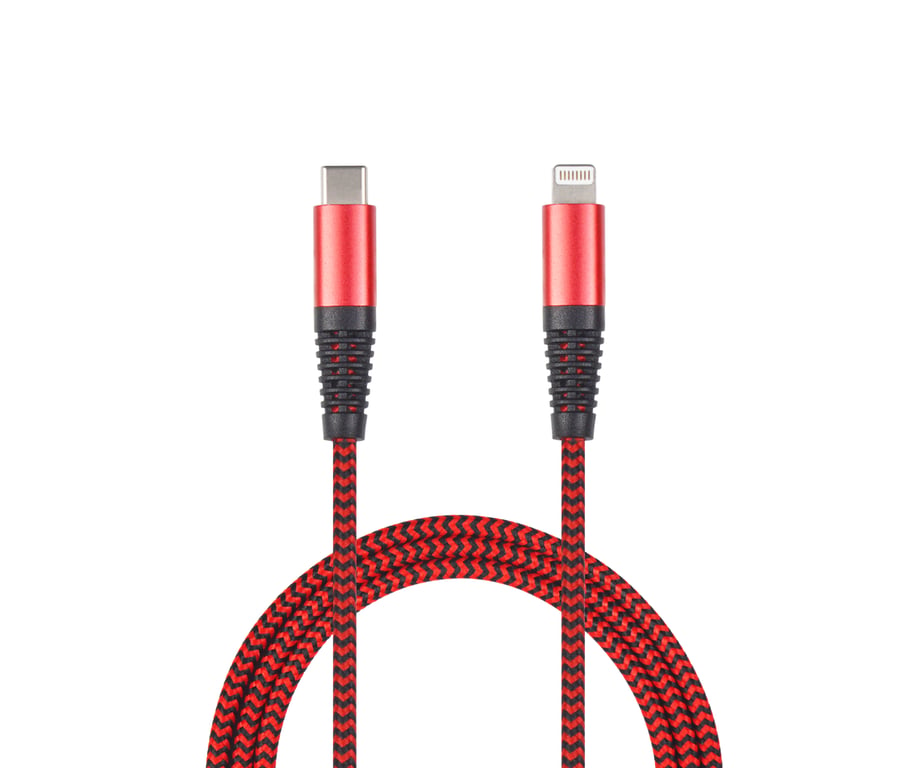 2GO 797197 kabel Lightning 1 m Czerwony