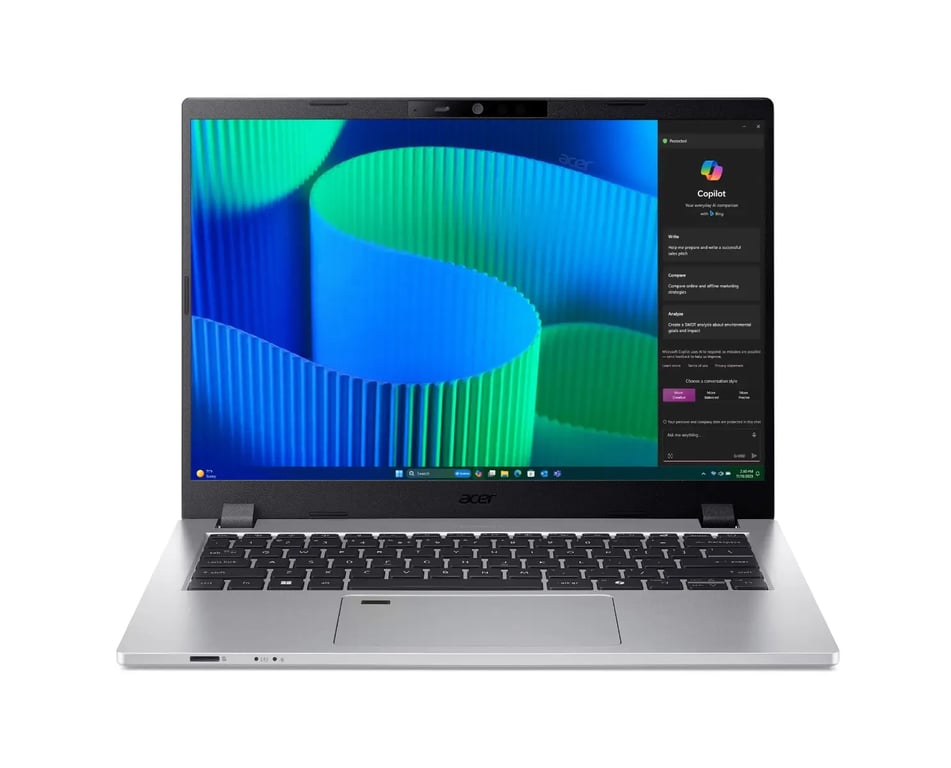 Acer TravelMate P2 TMP214-56-TCO-54AL Intel Core 5 120U 35,6 cm (14