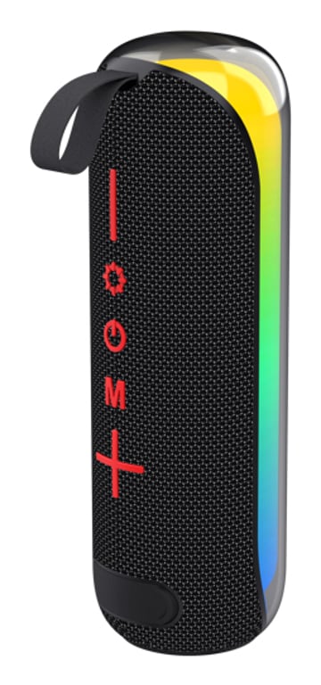 2GO Glow Przenośny głośnik stereo Czarny 14 W