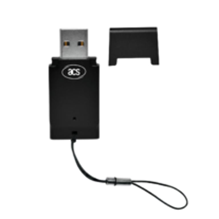 ACS ACR39T-A1 czytnik do kart chipowych Wewnątrz/Na wolnym powietrzu USB USB 2.0 Czarny
