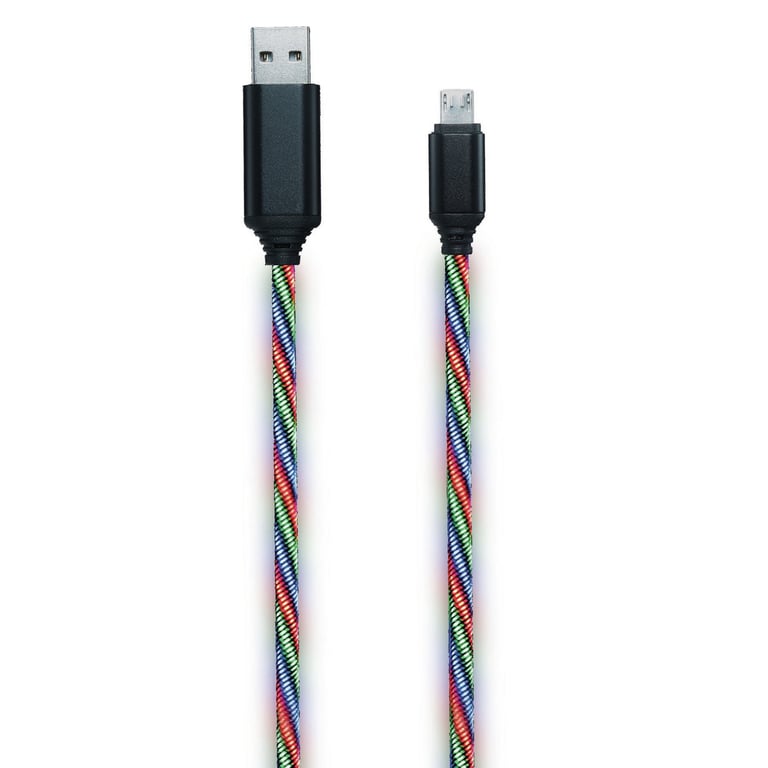 2GO 797145 kabel USB 1 m USB B Micro-USB B Wielobarwny