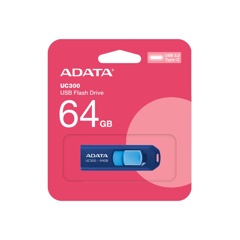 ADATA UC300 64 GB USB Type-C 3.2 Gen 1 (3.1 Gen 1) Niebieski ACHO-UC300-64G-RNB/BU