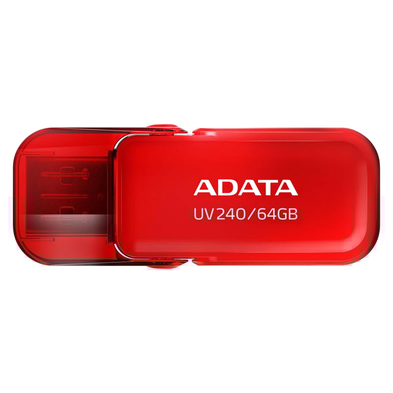 ADATA UV240 64 GB USB Typu-A 2.0 Czerwony AUV240-64G-RRD