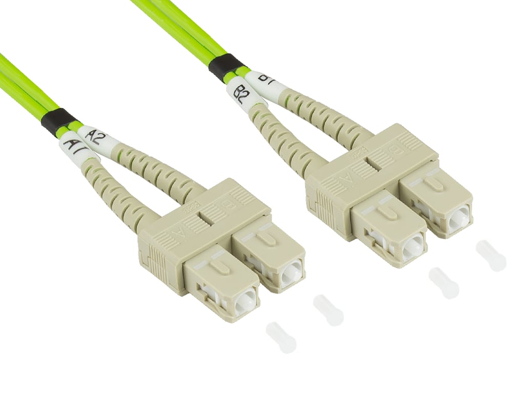 Alcasa LW-801SC5 kabel InfiniBand / światłowodowy 1 m SC Zielony