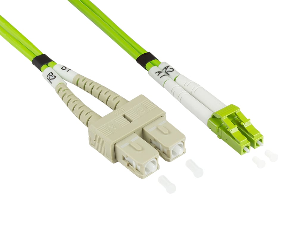 Alcasa LW-802LS5 kabel InfiniBand / światłowodowy 2 m 2x LC 2x SC Zielony