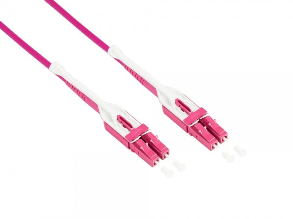 Alcasa LW-U8005LC4 kabel InfiniBand / światłowodowy 0,5 m 2x LC Fioletowy