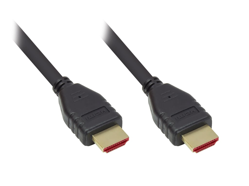 Alcasa 4521-015 kabel HDMI 1,5 m HDMI Typu A (Standard) Czarny