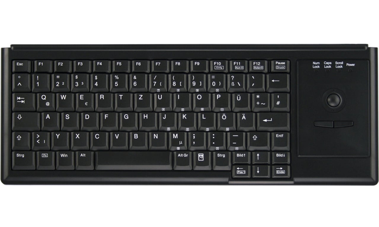 Active Key AK-4400-TU klawiatura USB QWERTZ Niemiecki Czarny AK-4400-TU-B/GE