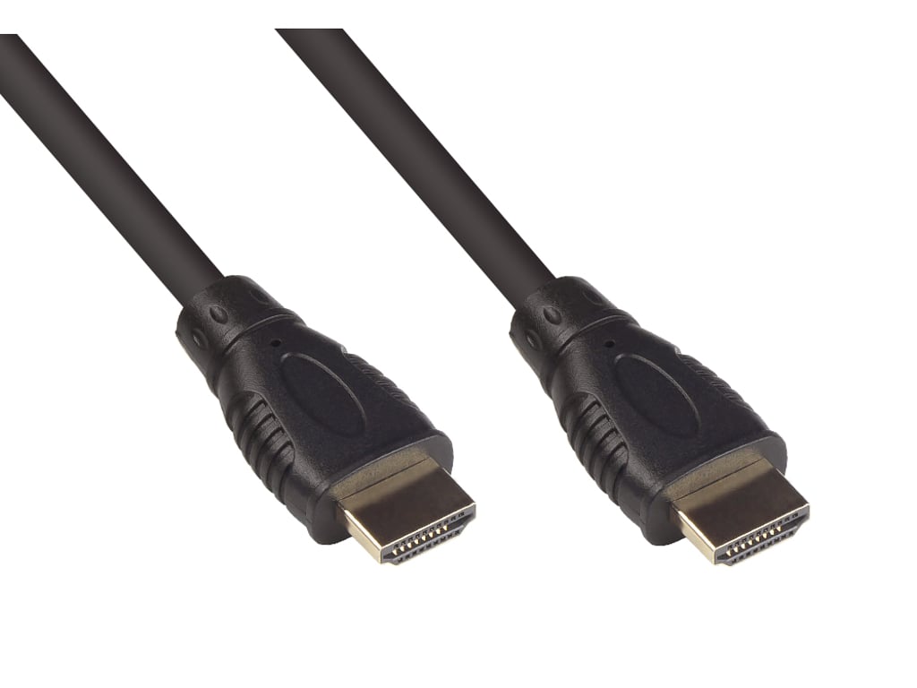 Alcasa 4520-030 kabel HDMI 3 m HDMI Typu A (Standard) Czarny