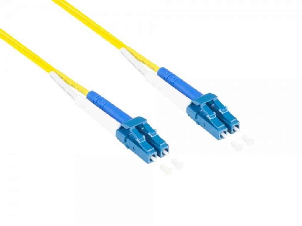 Alcasa LW-9075LC kabel InfiniBand / światłowodowy 7,5 m 2x LC Żółty