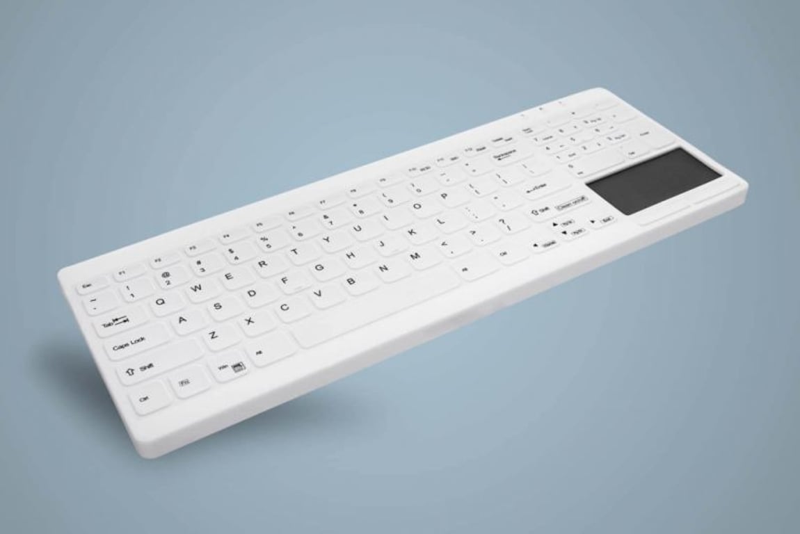 Active Key AK-C7412 klawiatura Medyczna USB QWERTZ Niemiecki Biały AK-C7412F-GUS-W/GE