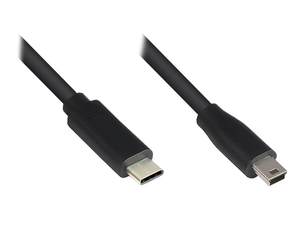Good Connections USB 2.0 C-Mini B5-pin czarny kabel 0,3 m