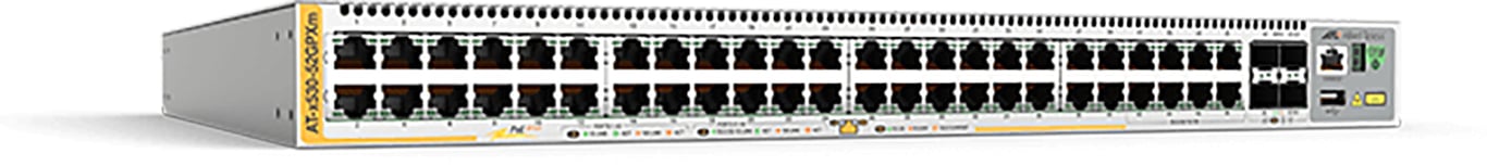 Allied Telesis x530-52GPXm Zarządzany L3 Gigabit Ethernet (10/100/1000) Obsługa PoE Szary