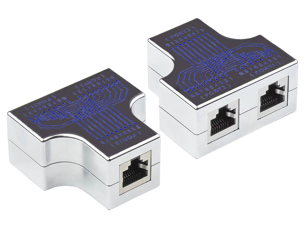 Alcasa GC-N0153 rozgałęziacz sieciowy Srebrny