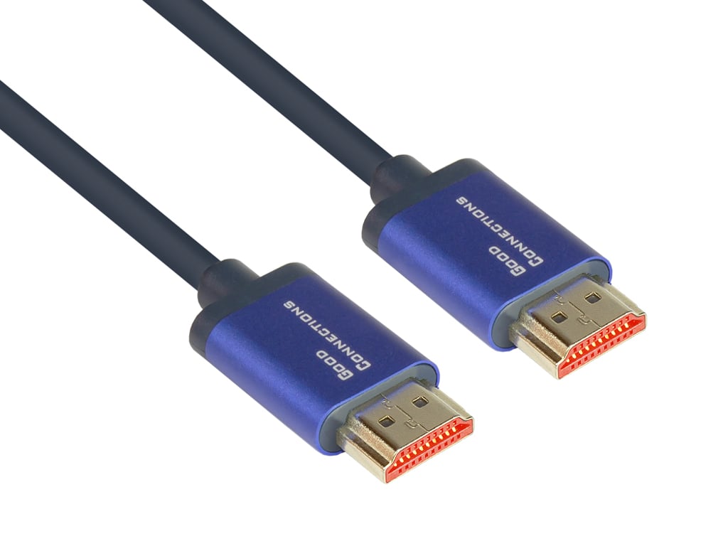 Alcasa 4521-SF015B kabel HDMI 1,5 m HDMI Typu A (Standard) Niebieski