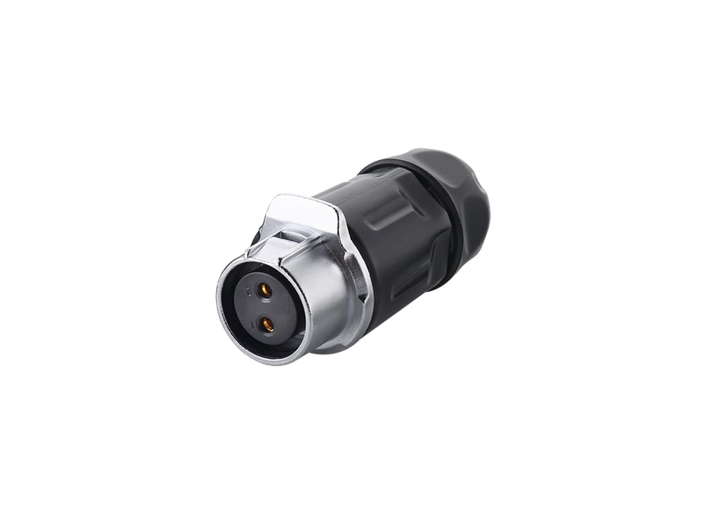Alcasa IC01-20P202 wtyczka S1 - Power (2-pin) Czarny