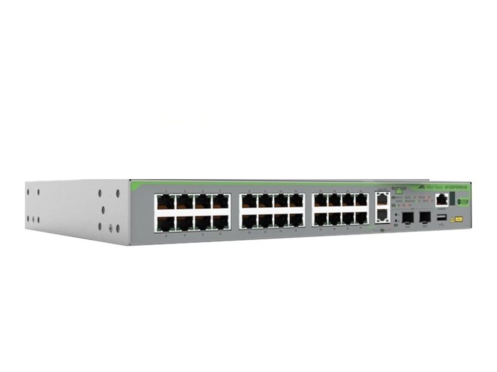 Allied Telesis AT-GS970EMX/28-50 łącza sieciowe Zarządzany L3 Gigabit Ethernet (10/100/1000) Szary
