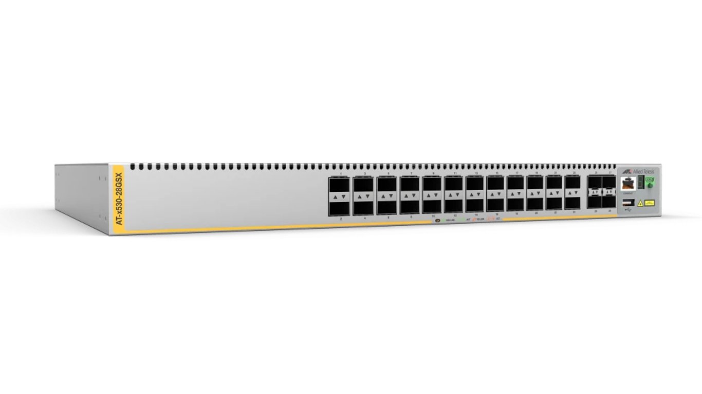 Allied Telesis AT-X530-28GSX-50 łącza sieciowe Zarządzany L3 Szary