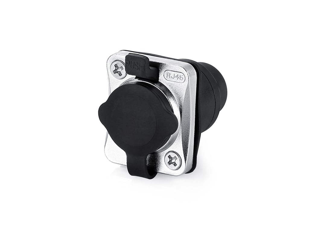 Alcasa S6 IC06-R002 wtyczka RJ45 Czarny, Metaliczny