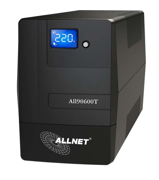 ALLNET ALL90600T zasilacz UPS Technologia line-interactive 0,6 kVA 360 W 4 x gniazdo sieciowe