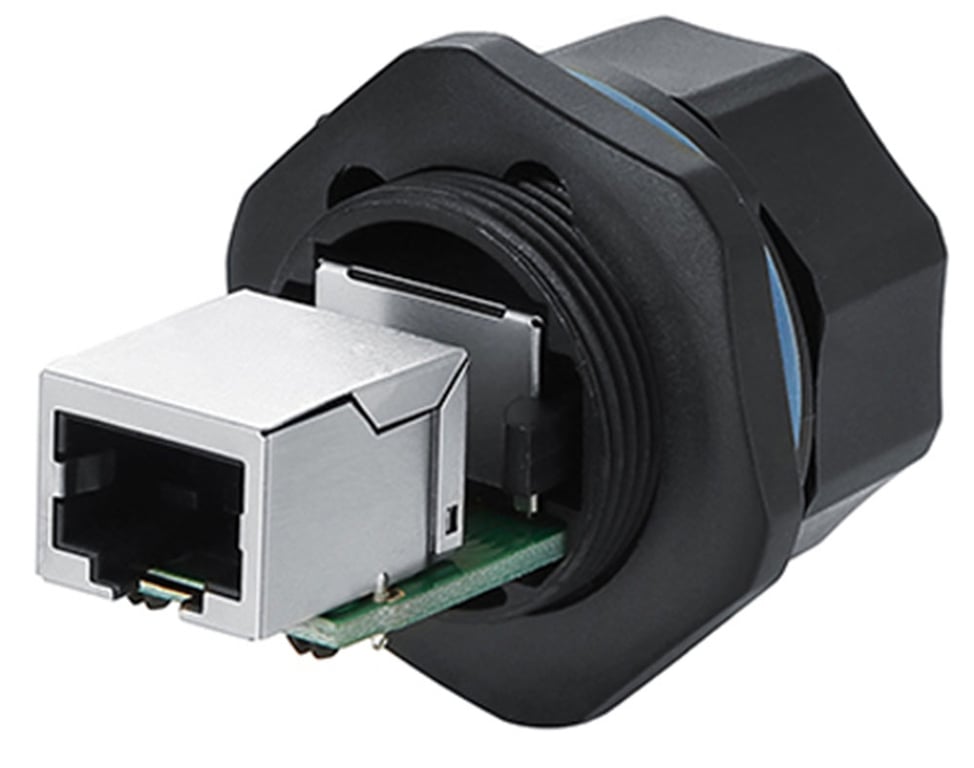 Alcasa IC06-R102 wtyczka RJ45 Czarny