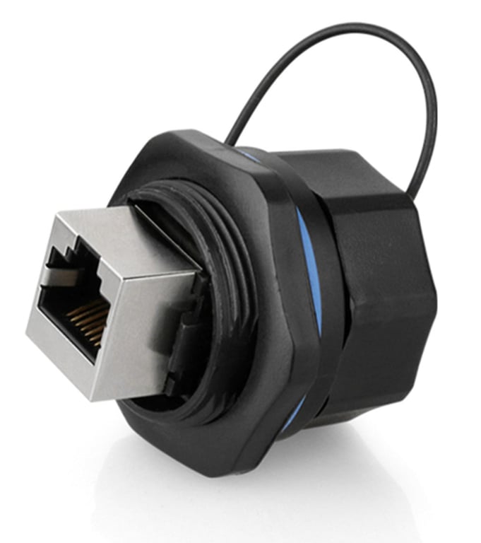 Alcasa IC06-R103 wtyczka RJ45 Czarny