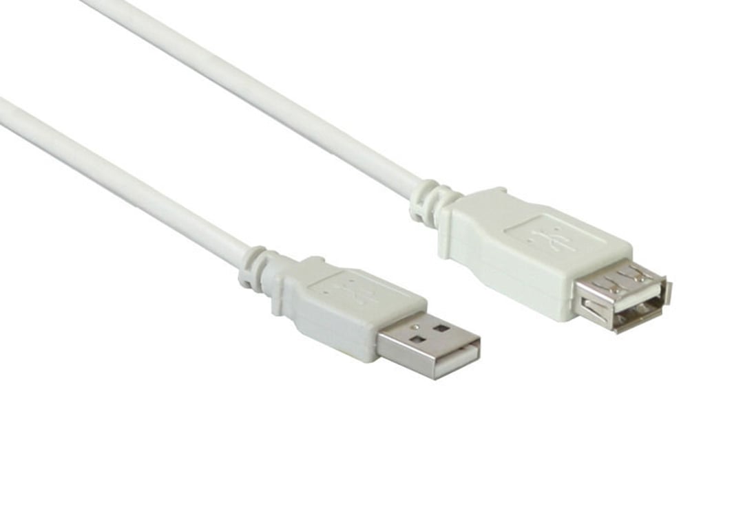 Dobre połączenia Przedłużacz USB 2.0 A-St-A-Bu. szary 1m