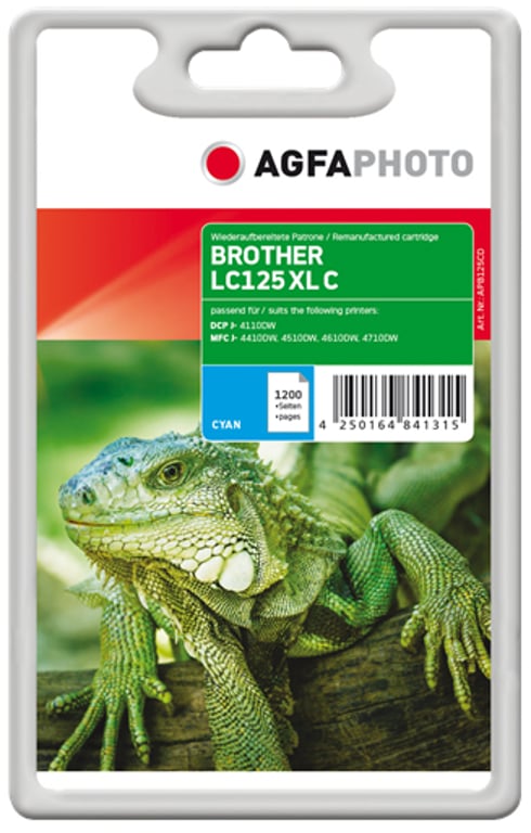 AgfaPhoto APB125CD nabój z tuszem Cyjan