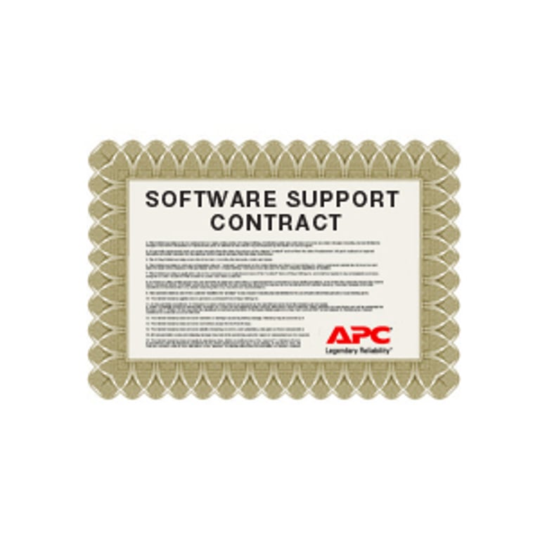 APC 1 Year 100 Node InfraStruXure Central Software Support Contract 1 lat(a)