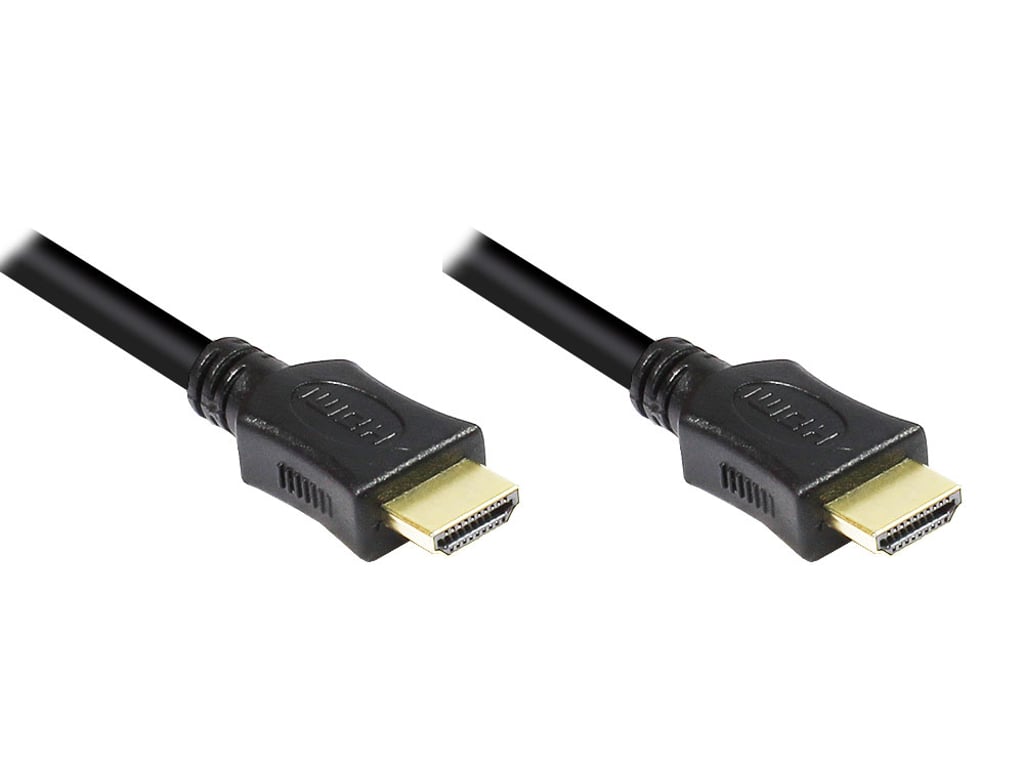Alcasa 7.5m, 2xHDMI kabel HDMI 7,5 m HDMI Typu A (Standard) Czarny