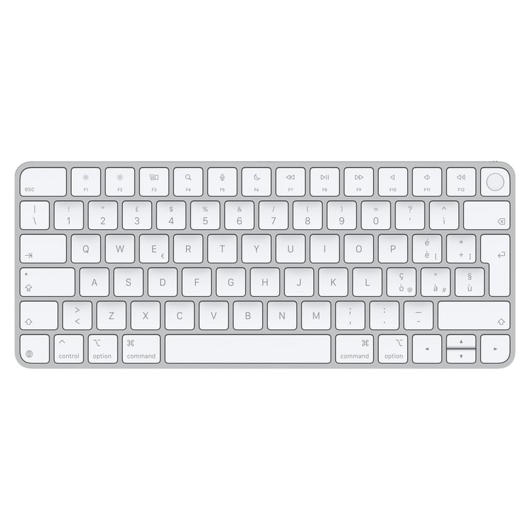 Apple Magic klawiatura Uniwersalne USB + Bluetooth QWERTY Włoski Srebrny, Biały MXCK3T/A