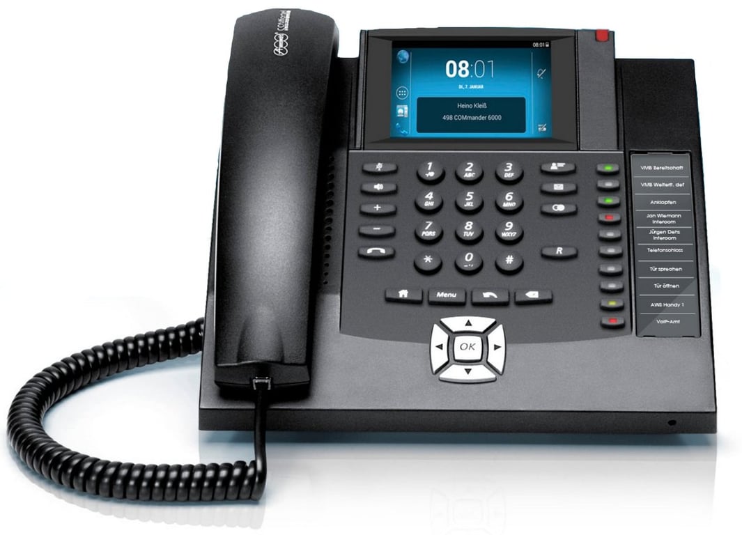Auerswald COMfortel 1400 IP Telefon analogowy Czarny
