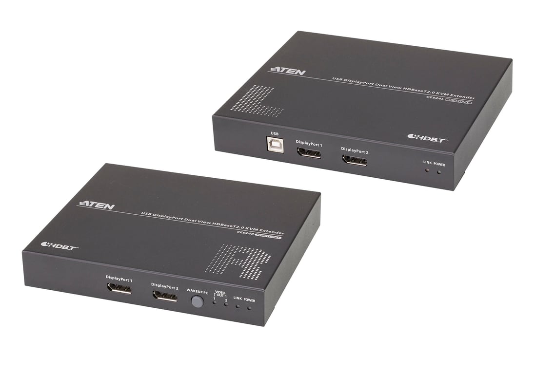 ATEN CE924-AT-G przedłużacz KVM Nadajnik i odbiornik