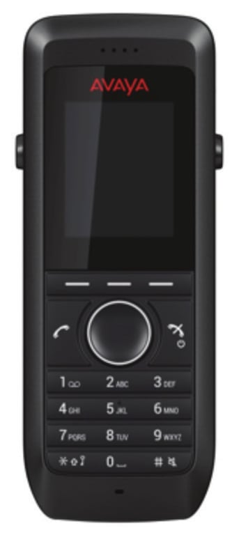 Avaya DECT 3730 Słuchawka telefoniczna DECT Nazwa i identyfikacja dzwoniącego Czarny