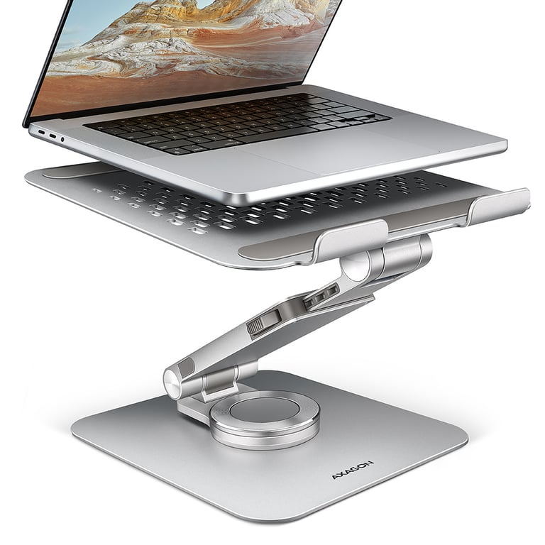 Axagon STND-LR stojak na laptop Ramię notebooka Srebrny 43,9 cm (17.3
