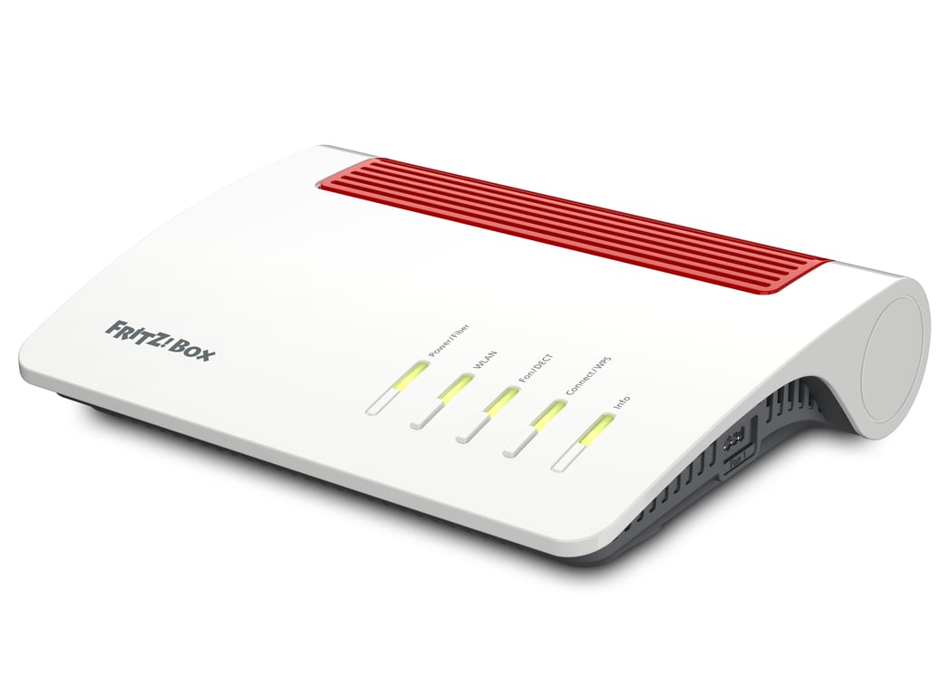 FRITZ!Box 5590 Fiber router bezprzewodowy Gigabit Ethernet Dual-band (2.4 GHz/5 GHz) Biały 20002981
