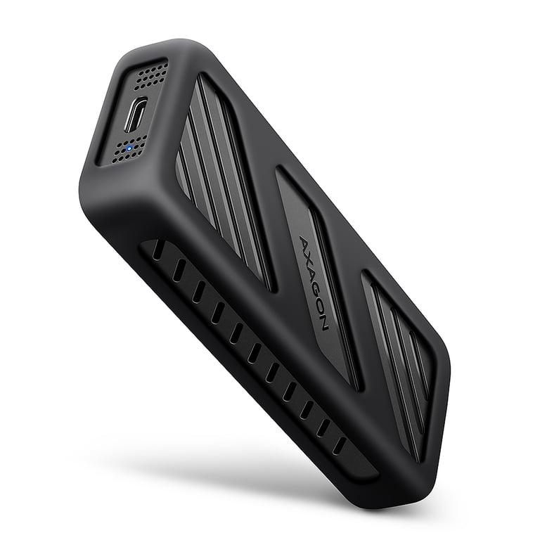 Axagon EEM2-20G NVMe-SSD-Gehäuse USB-C 3.2 20 Gbps 2230 - 2280 - schwarz Obudowa SSD Czarny M.2