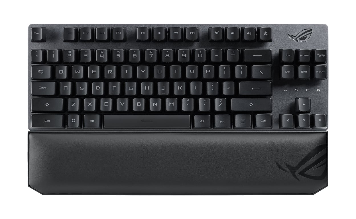ASUS ROG Strix Scope RX TKL Wireless Deluxe klawiatura USB + RF Wireless + Bluetooth AZERTY Francuski Czarny 90MP02J0-BKFA00