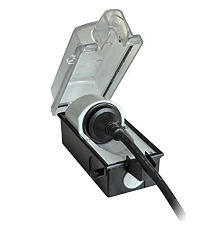 Bachmann 924.349 gniazdko elektryczne Czarny, Przezroczysty