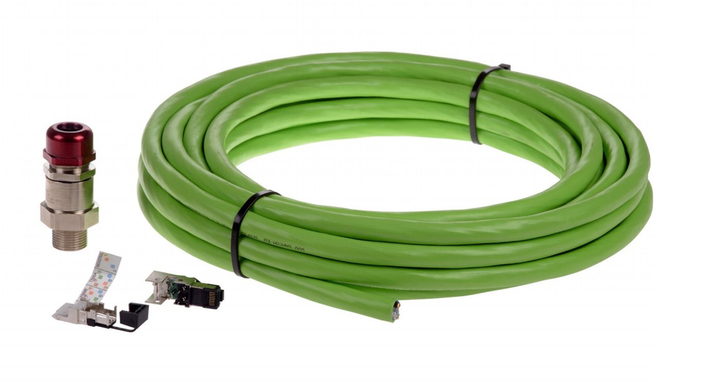 Axis SKDP03-T kabel do aparatu 25 m Zielony