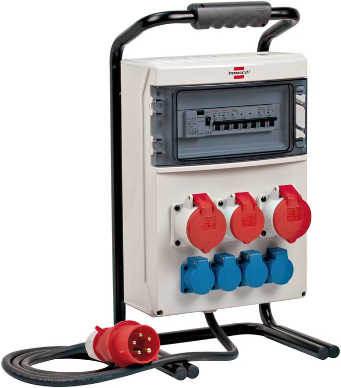 Brennenstuhl 1154900011 rozdzielacz zasilania PDU 7 x gniazdo sieciowe Biały