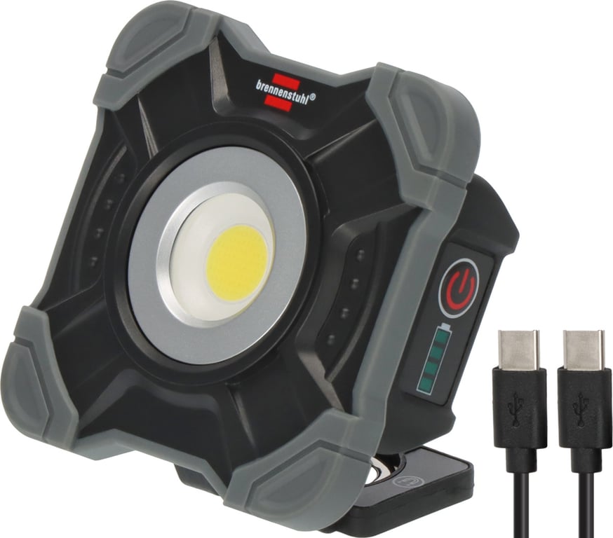 Brennenstuhl 1173700009 oświetlenie robocze Czarny, Szary LED 10 W