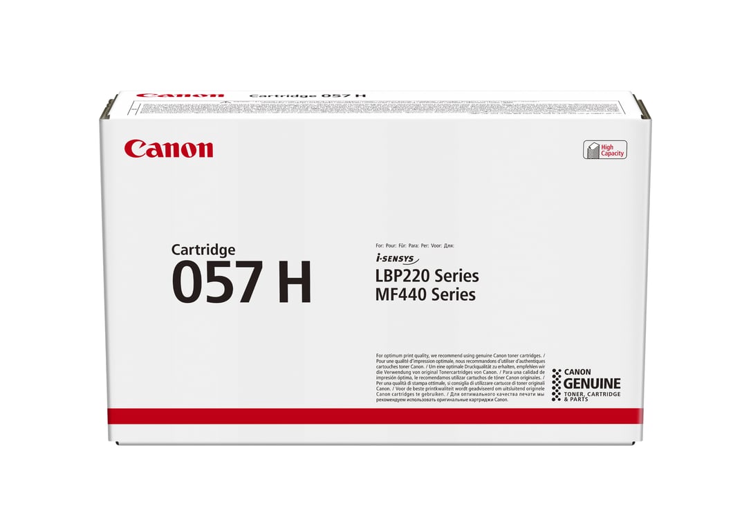 Canon i-SENSYS 057H kaseta z tonerem 1 szt. Oryginalny Czarny