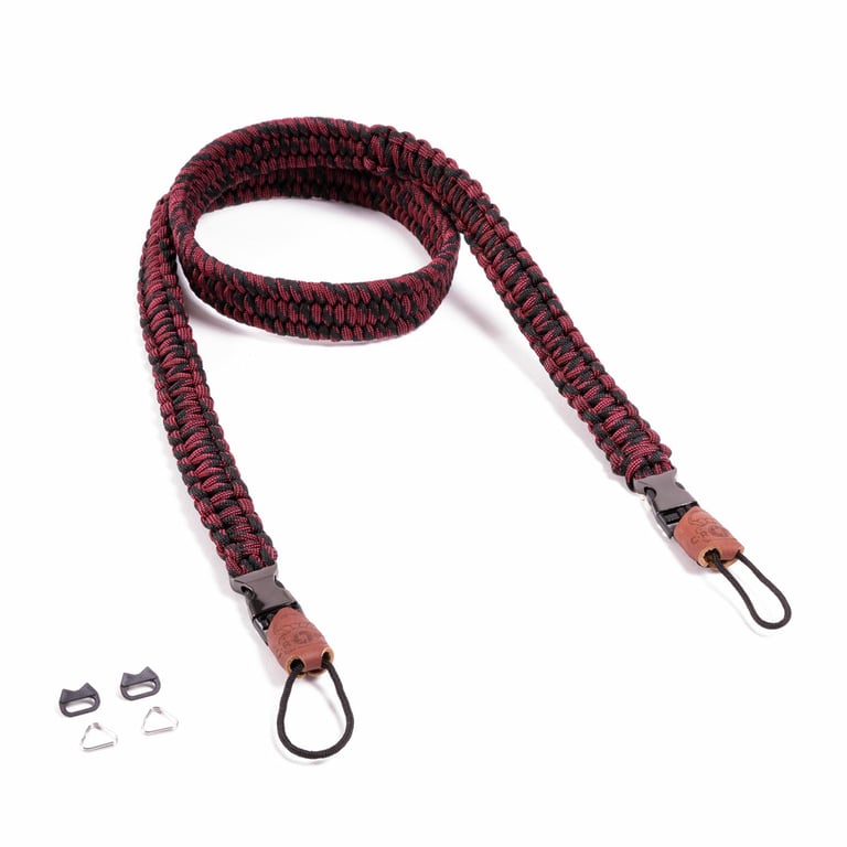 C-Rope Traveler pasek Aparat cyfrowy Nylon Czarny, Czerwony