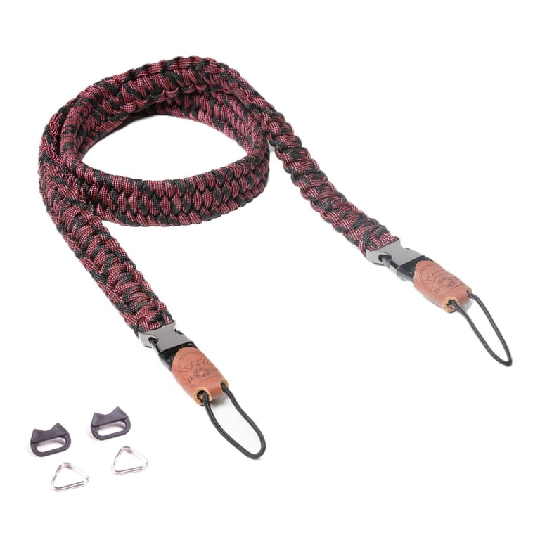 C-Rope Traveler pasek Aparat cyfrowy Nylon Czarny, Czerwony