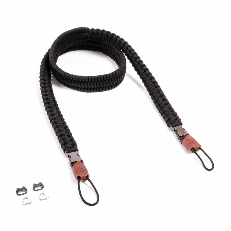 C-Rope Traveler pasek Aparat cyfrowy Nylon Czarny