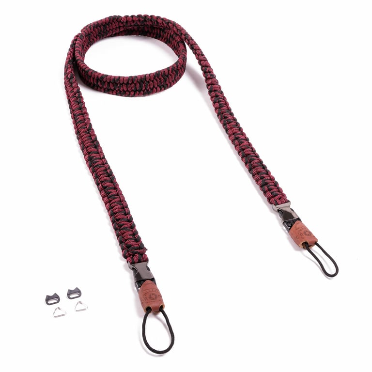 C-Rope Traveler pasek Aparat cyfrowy Nylon Czarny, Czerwony