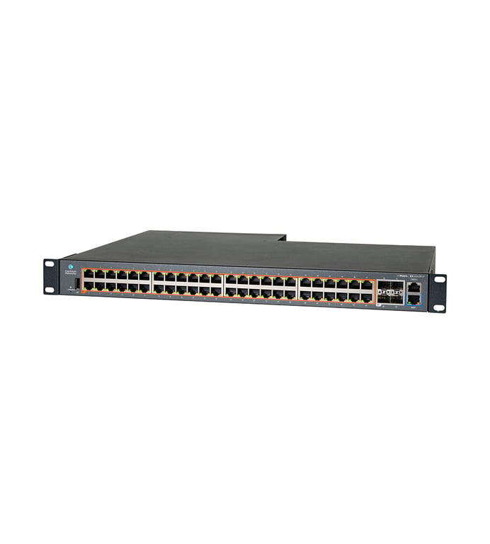 Cambium Networks EX2052R-P Zarządzany Gigabit Ethernet (10/100/1000) Obsługa PoE 1U Czarny